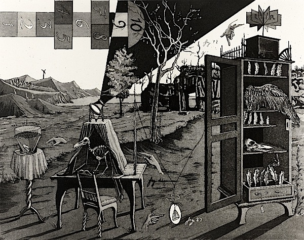 David O'Kane: The Shivering Thaumatrope Disc,â€¨ 2011
Radierung, Papierformat 70 x 53 cm, a.p. 1/6